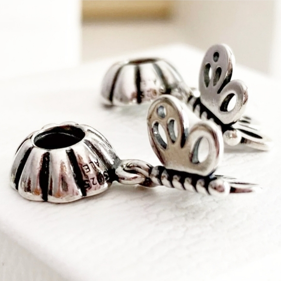 PAIR of Pandora charm dangle " Friends forever " #790531 - Picture 13 of 14